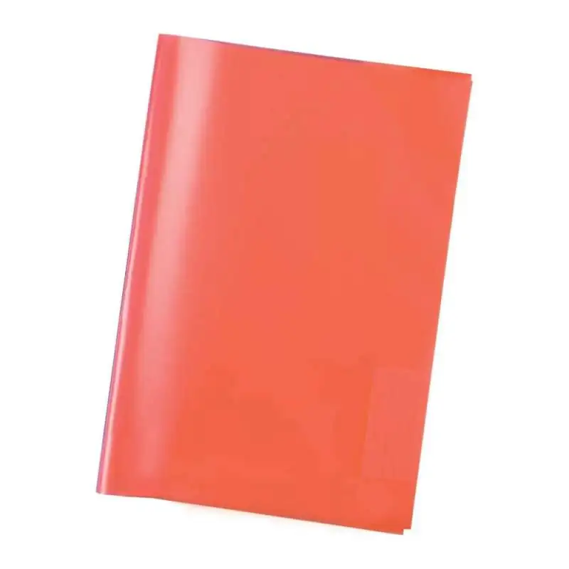 HERMA Heftumschlag Plastik A4, A5 und A6 rot-transparent A4