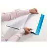 HERMA Heftumschlag Plastik A4, A5 und A6 blau-transparent A4 Beispiel