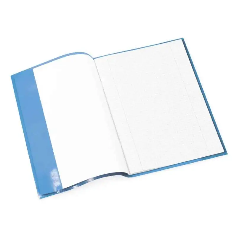 HERMA Heftumschlag Plastik A4, A5 und A6 blau-transparent A4 offen