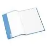 HERMA Heftumschlag Plastik A4, A5 und A6 blau-transparent A4 offen