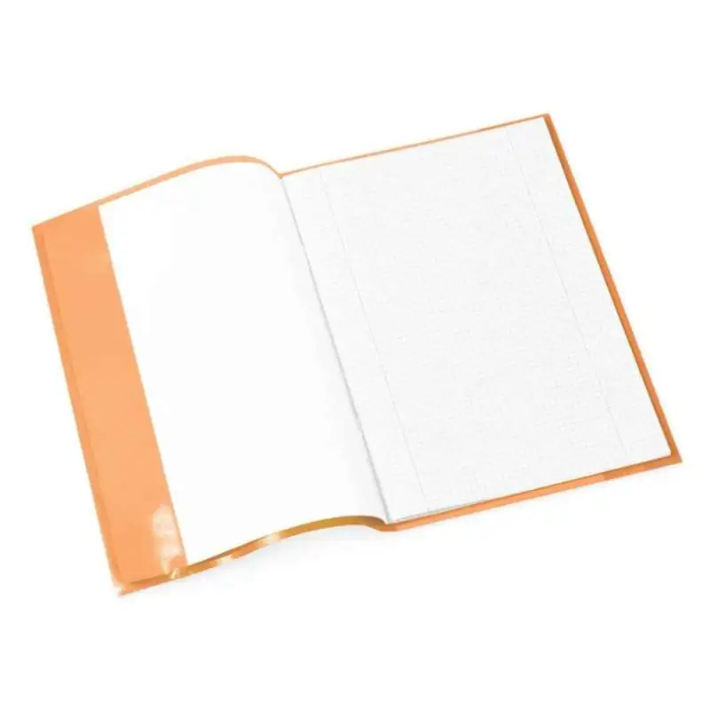 HERMA Heftumschlag Plastik A4, A5 und A6 A4 orange-transparent offen