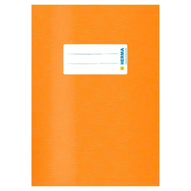 HERMA Heftumschlag Plastik A4, A5 und A6 orange A5