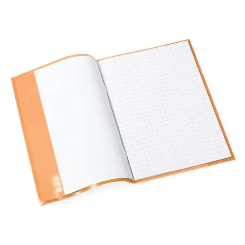HERMA Heftumschlag Plastik A4, A5 und A6 orange-transparent A5 offen