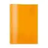 HERMA Heftumschlag Plastik A4, A5 und A6 orange-transparent A5