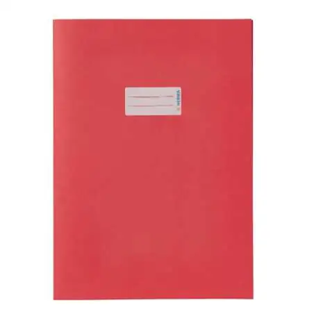 HERMA Heftumschlag Papier A4 und A5 dunkelrot A4
