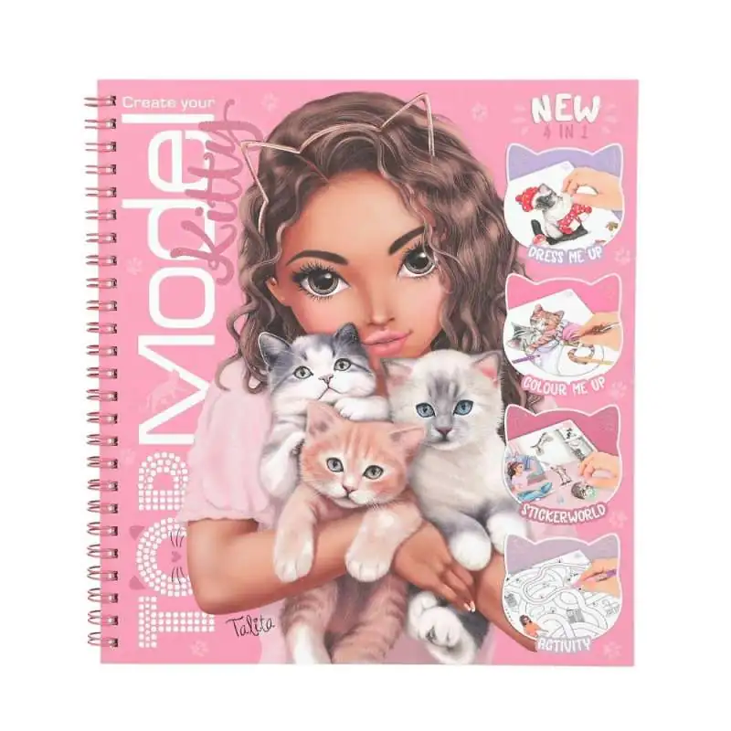 Create your TOPModel Kitty Malbuch - Front