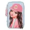 TOPModel 3 Fach Federtasche mit Applikation TEAM TEDDY - Front