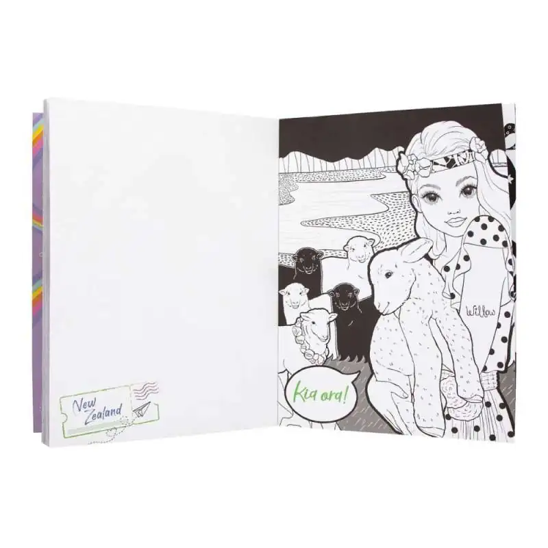 TOPModel Colour & Design Book - ausmalen