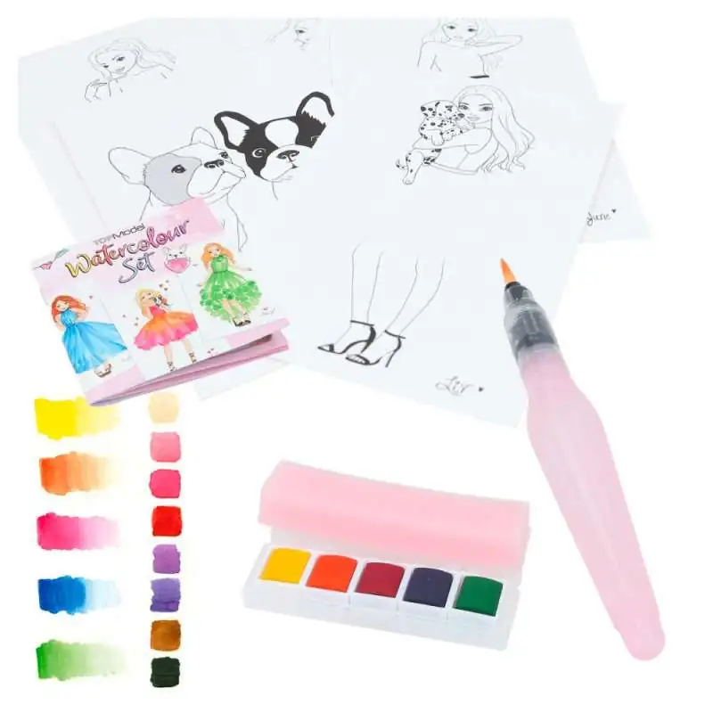 TOPModel Watercolour Set - Beispiel