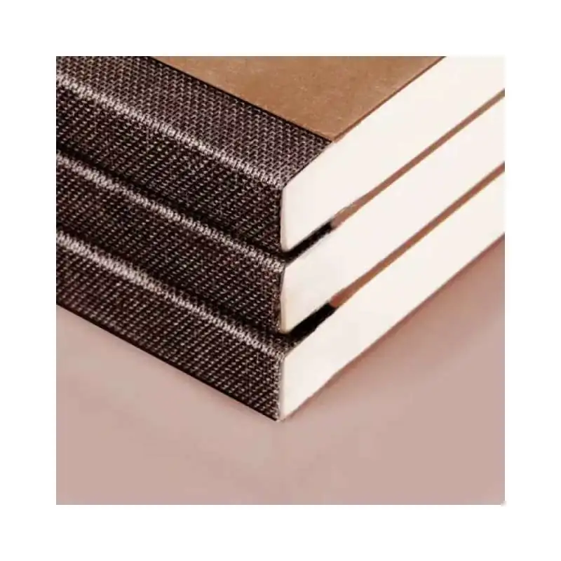 BRUNNEN Notizbuch Premium FACT!plus Kladde - A4, A5 und A6 - A5, punktiert, Gummizugverschluss, braun Kante