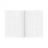 BRUNNEN Notizbuch Premium FACT!plus Kladde - A4, A5 und A6 - A6, kariert, Gummizugverschluss, schwarz offen