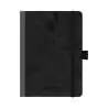 BRUNNEN Notizbuch Premium FACT!plus Kladde - A4, A5 und A6 - A6, kariert, Gummizugverschluss, schwarz