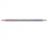 Faber-Castell Silbetrennstift Jumbo-Grip Duo - rot-blau liegend