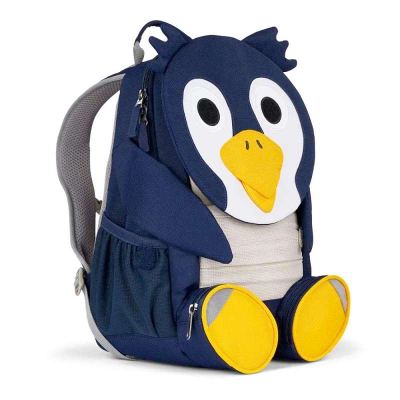 Affenzahn Kindergarten-Rucksack - Großer Freund Pinguin von der Seite rechts