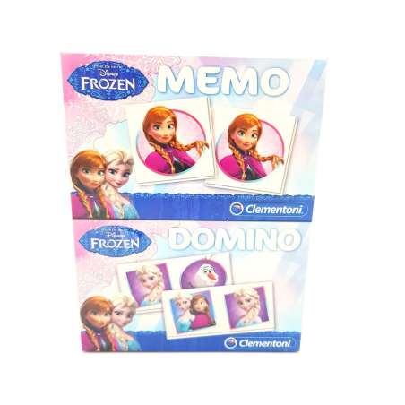 CLEMENTONI Frozen - 2 in 1 Set Memo & Domino Vorderseite