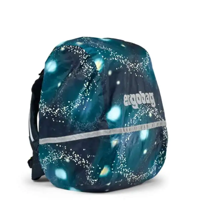 ERGOBAG Regenschutz - Regencape - Weltraum seitlich