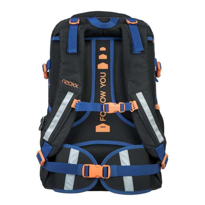 NEOXX Schulrucksack Active Pro Streetlight Runner Rückenpolsterung