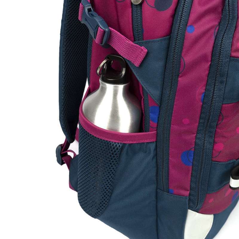 NEOXX Schulrucksack Active Pro Bubble me around Trinkflasche