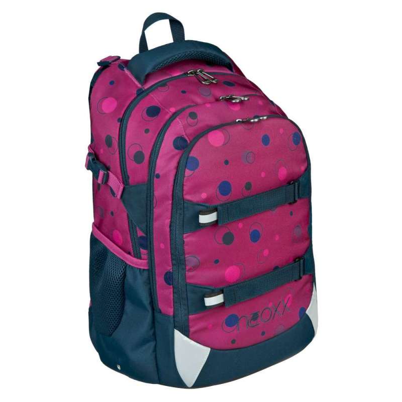 NEOXX Schulrucksack Active Pro Bubble me around Vorderseite seitlich