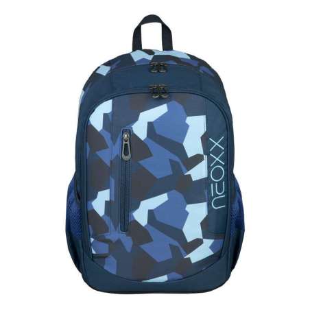 NEOXX Schulrucksack Flow Camo nation Vorderseite