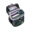 BELMIL Schulranzen CLASSY PLUS Set 5 tlg - Twist of Lime offen gefüllt