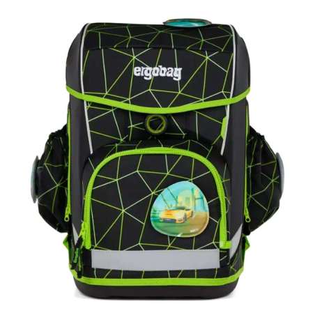 ERGOBAG Schulranzen Set 6 tlg CUBO LIGHT - CyBär Race Front