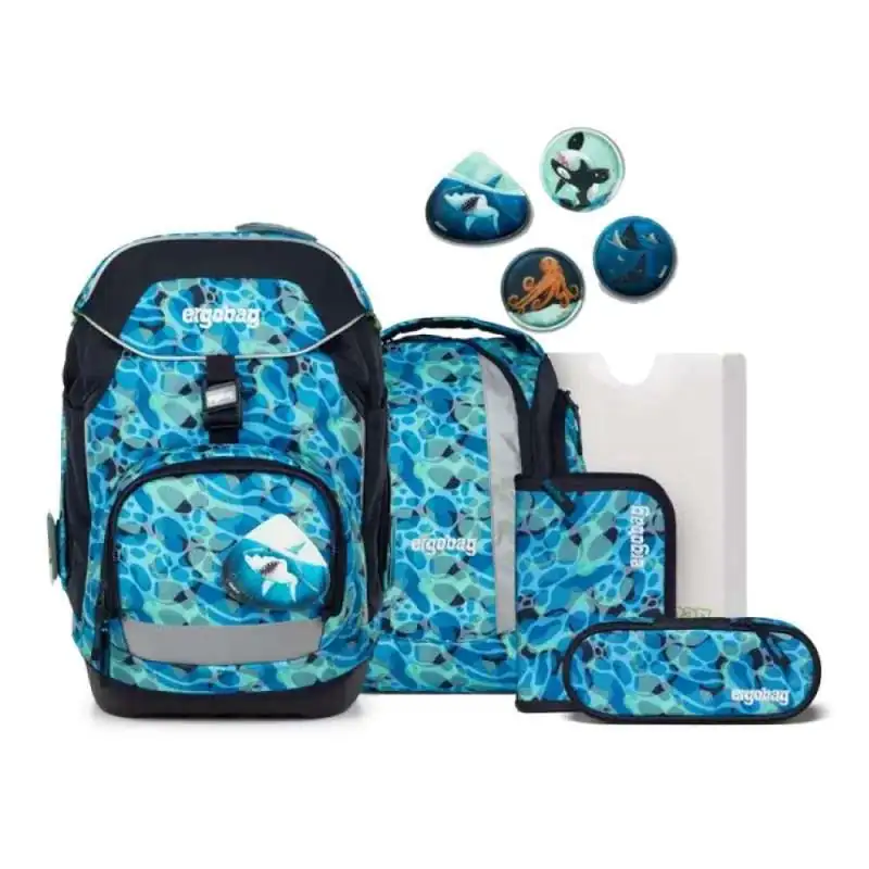ERGOBAG Schulrucksack Set 6 tlg - AbtauchBär