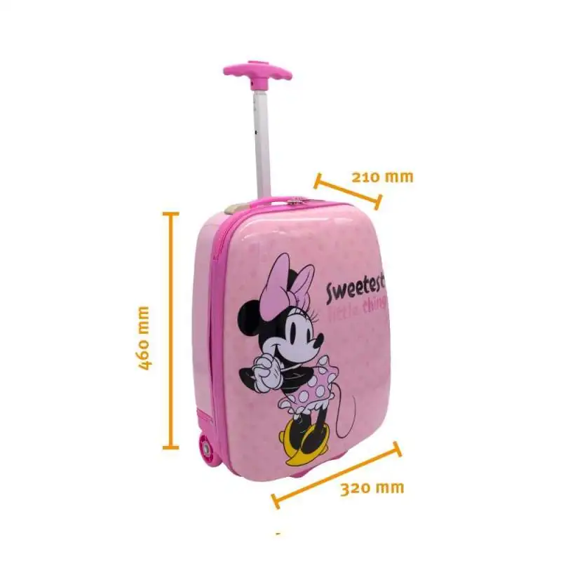 SCOOLI Kinderkoffer Trolley 16' - Minnie Mouse Maßangabe