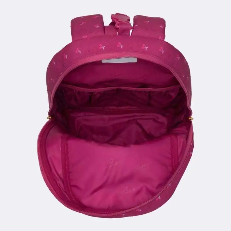 BECKMANN Schulranzen Set AIR PLUS 6 tlg - Cherry Sporttasche offen