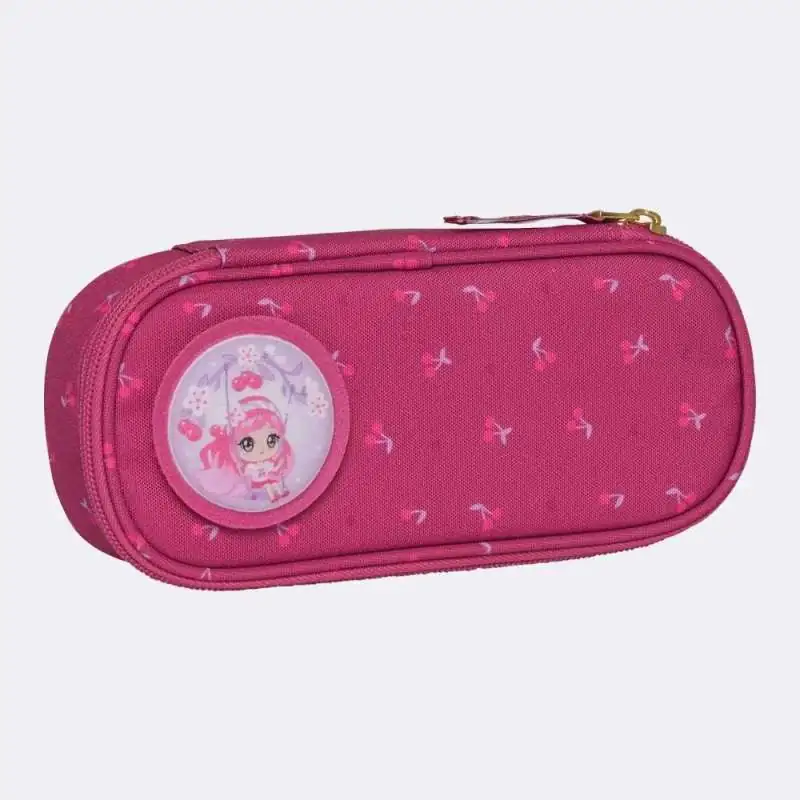 BECKMANN Schulranzen Set AIR PLUS 6 tlg - Cherry Federmäppchen