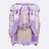 BECKMANN Schulranzen Set AIR PLUS 6 tlg - Princess Purple Rückansicht