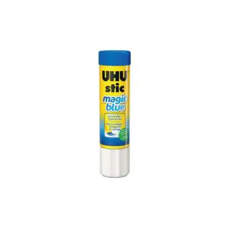 UHU Klebestift stic MAGIC, ohne Lösungsmittel, Stiftform mit 8,2 g, blau