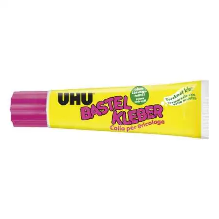 UHU Klebestift Bastelkleber, ohne Lösungsmittel, Standtube mit 90 g