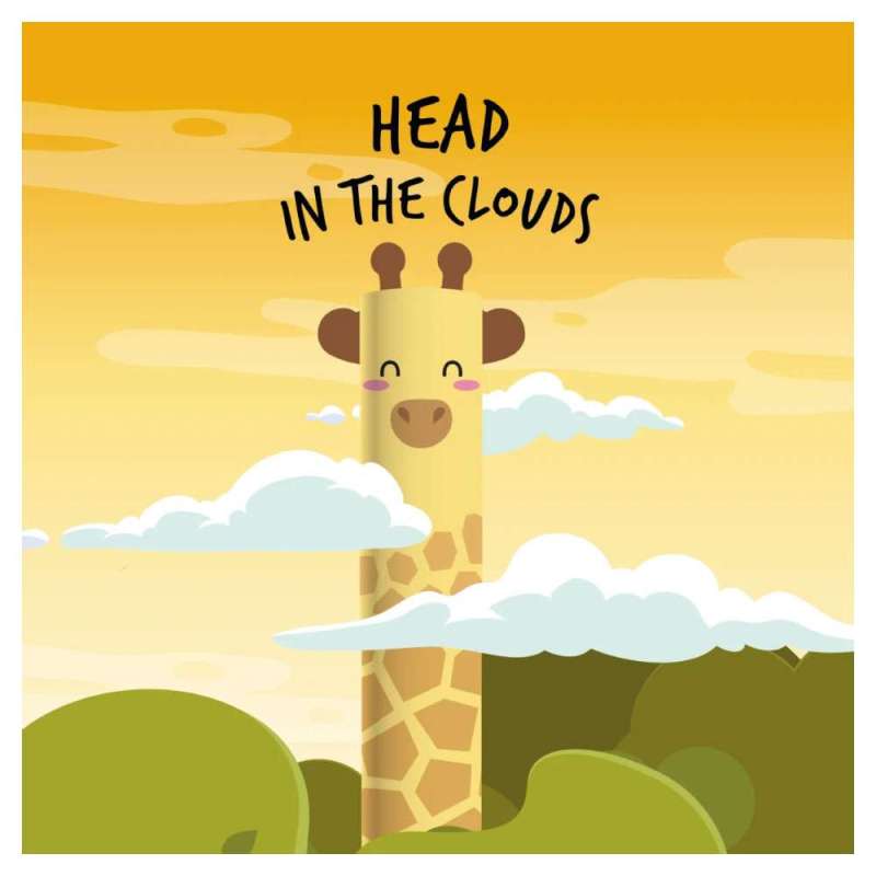 LEGAMI Gelschreiber Giraffe löschbar schwarz Deko