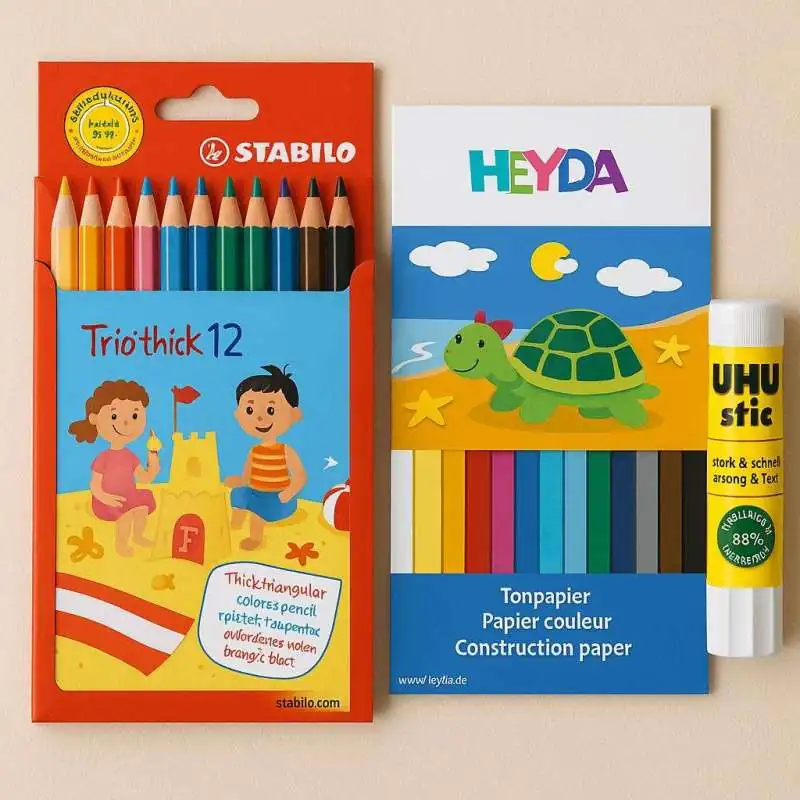 Zauberstifte & Papierträume Kreativ-Set Front