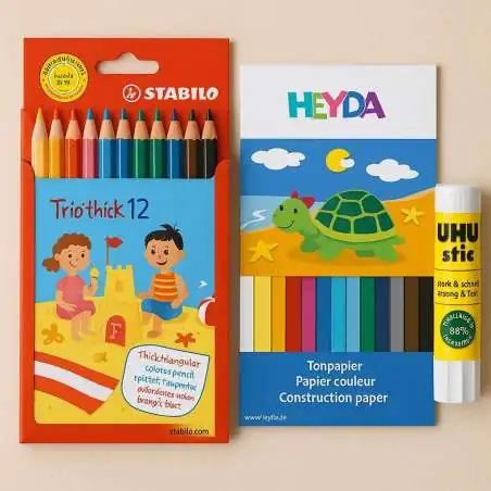 Zauberstifte & Papierträume Kreativ-Set Front