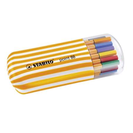 STABILO Fineliner point 88 20er Zebrui