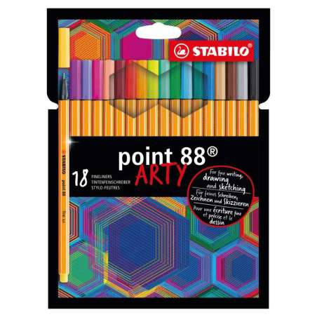 STABILO Fineliner point 88 ARTY 18er Set