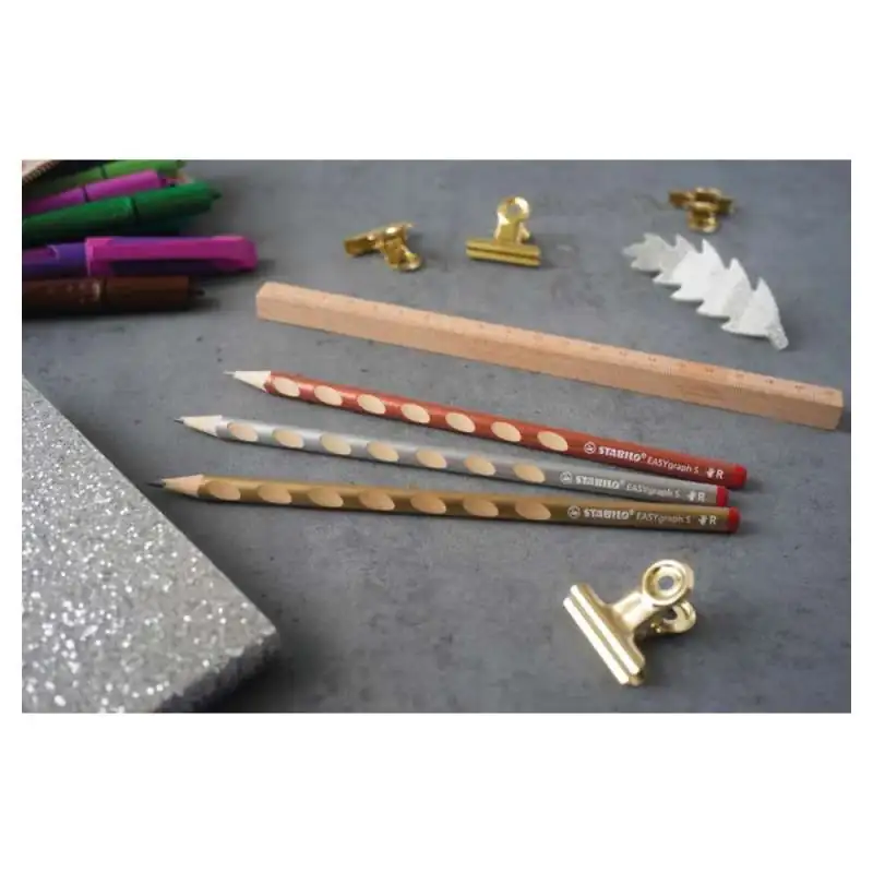 STABILO EASYgraph S Metallic Schreibtisch Beispiel