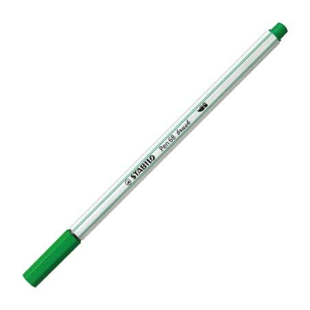STABILO Premium-Filzstift Pen 68 brush grün