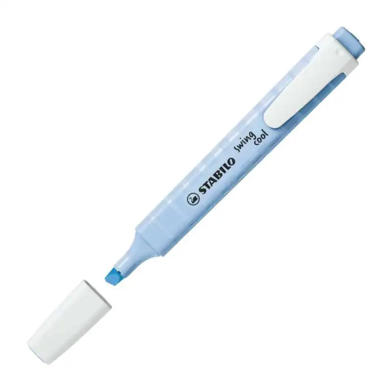 STABILO Textmarker swing cool Pastell Wolkenblau Kappe