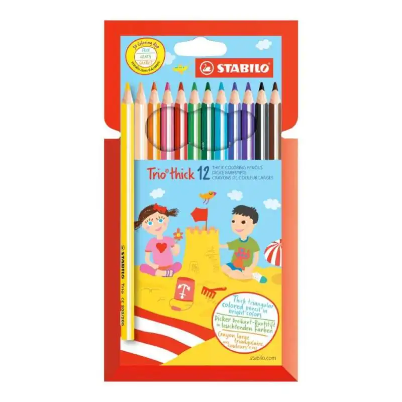 Zauberstifte & Papierträume Kreativ-Set - STABILO Buntstifte 12er