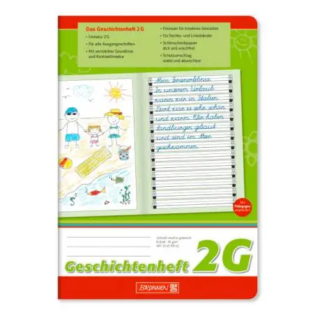 BRUNNEN Geschichtenheft A5 Lin. 2G 16 Blatt
