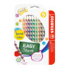 STABILO ergonomische Buntstifte EASYcolors SpezialfarbenLinkshänder 12er Set mit Spitzer