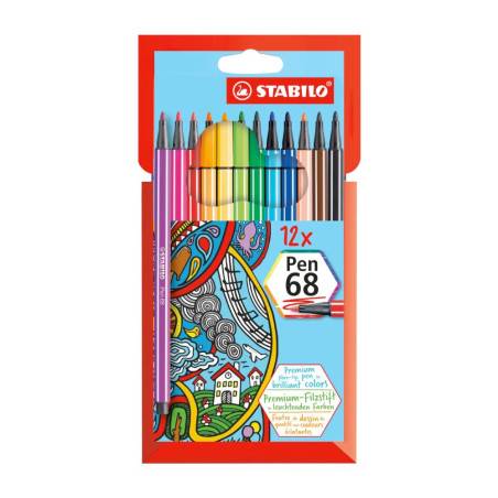 STABILO Premium Filzstift Pen 68 12er Set