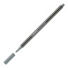 STABILO Premium Filzstift Pen 68 metallic silber offene Kappe