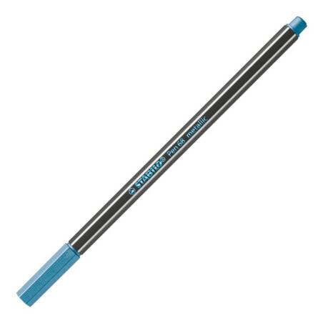 STABILO Premium Filzstift Pen 68 metallic blau