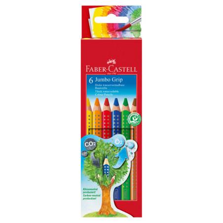 FABER CASTELL Farbstift Jumbo Grip 6er Set