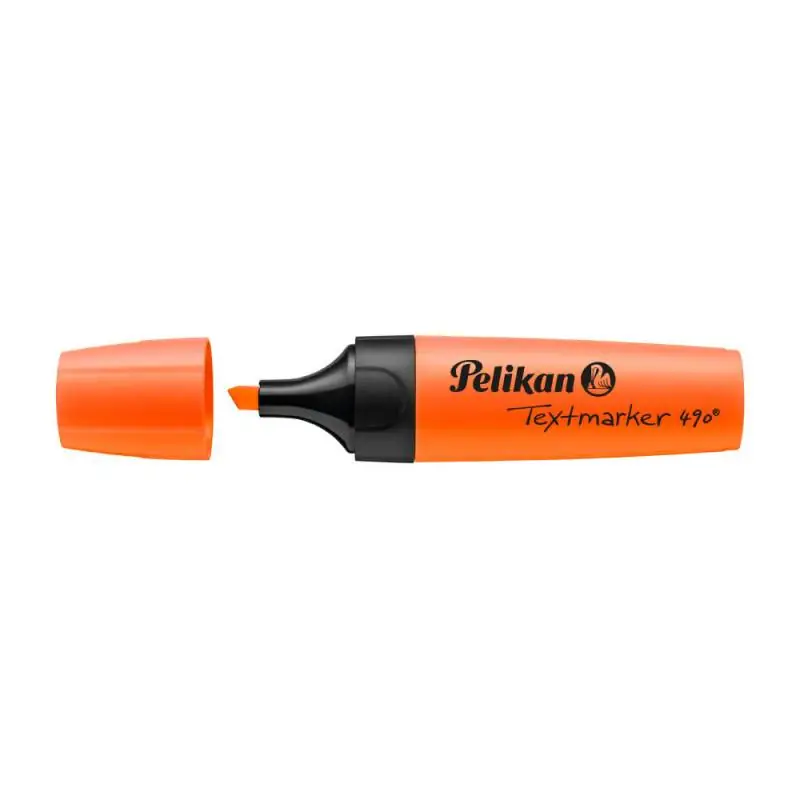 PELIKAN Textmarker 490 orange offen