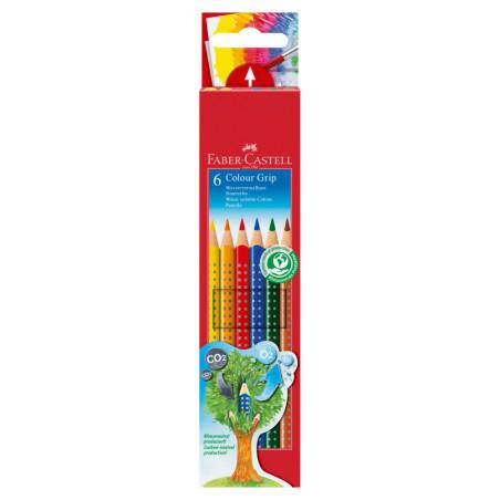 FABER CASTELL Dreikant-Buntstift Colour GRIP 6er Set